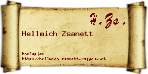 Hellmich Zsanett névjegykártya
